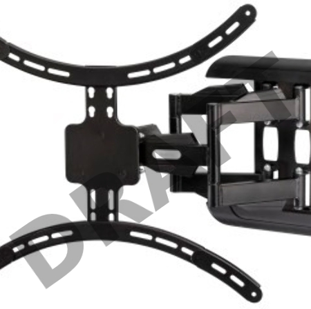 Кронштейн для телевизора Hama FULLMOTION TV Fully Mobile черный 37
