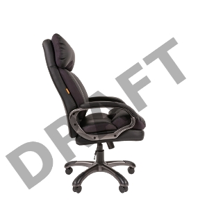 Офисное кресло Chairman 505 экопремиум черный (черный пластик)