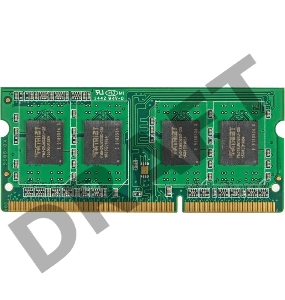 Память Patriot DDR3 4Gb 1600MHz SO-DIMM PSD34G160081S RTL PC3-12800 CL11  204-pin 1.5В