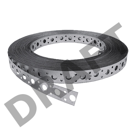 Лента монтажная перфорированная 12х0.55 (уп.25м) ИЭК CLP1M-LP-12-055