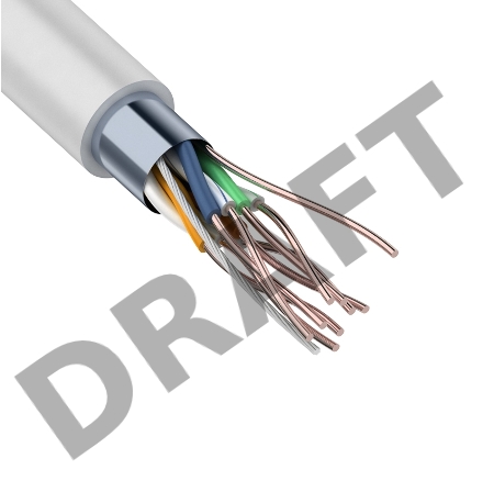 Кабель витая пара REXANT F/UTP, категория 5e, ZH нг(А)-HF, 4PR, 24AWG, внутренний, серый, 305 м Кабель витая пара REXANT F/UTP, категория 5e, ZH нг(А)-HF, 4PR, 24AWG, внутренний, серый, 305 м