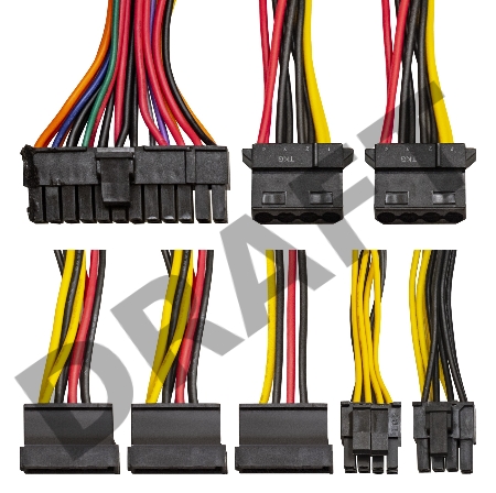 Блок питания 500W ExeGate F500AS (Flex ATX, for ITX case, APFC, КПД 80% (80 PLUS), 4cm fan, 24pin, 4+4pin, 3xSATA, 2xIDE)