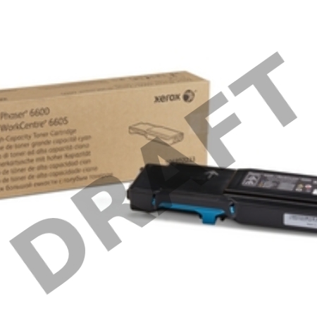 Тонер-картридж Xerox 106R02233 голубой для Xerox Phaser 6600/WC 6605 6000 стр.(Channels)