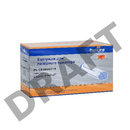 Картридж PL-CE505X/719 для принтеров HP LJ P2050/P2055/P2055D/P2055DN/Canon LBP 6300dn/6650dn/MF5840dn/5880dn/MF5940 6500 копий ProfiLine