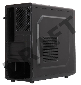 Корпус Accord M-02B черный без БП mATX 1x80mm 2x120mm 2xUSB2.0 audio