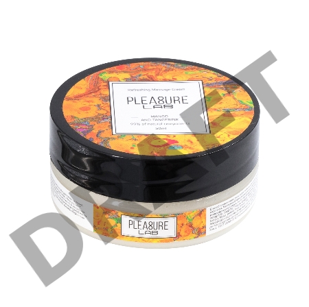 Массажный крем Pleasure Lab Refreshing с ароматом манго и мандарина - 50 мл.