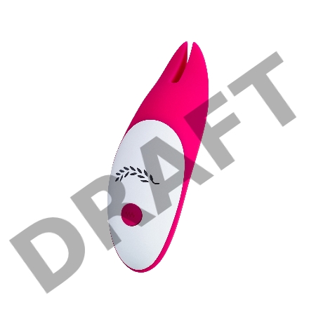 Вибромассажер JOS Twiggy, силикон, розовый, 12 см