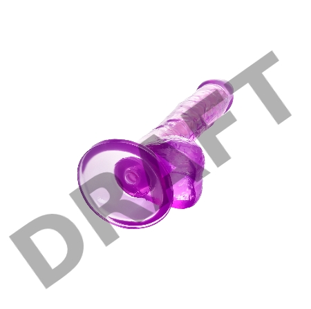 Реалистичный фаллоимитатор A-Toys by TOYFA Celiam, TPE, фиолетовый, 20,5 см