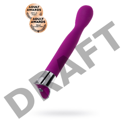 Стимулятор для точки G JOS GAELL, с гибкой головкой, силикон, фиолетовый, 21,6 см.