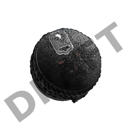 Веревка для шибари Pecado BDSM, на катушке, хлопок, черная, 5 м.