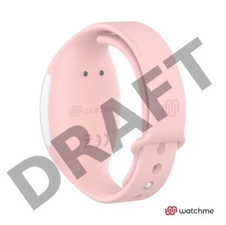 Голубое виброяйцо с нежно-розовым пультом-часами Wearwatch Egg Wireless Watchme