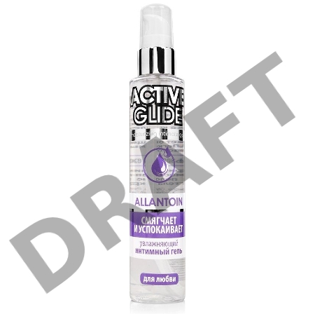Увлажняющий интимный гель ACTIVE GLIDE ALLANTOIN, 100 г