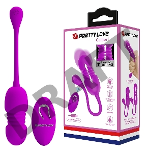 Виброяйцо с поступательными движениями и пультом ДУ Callieri