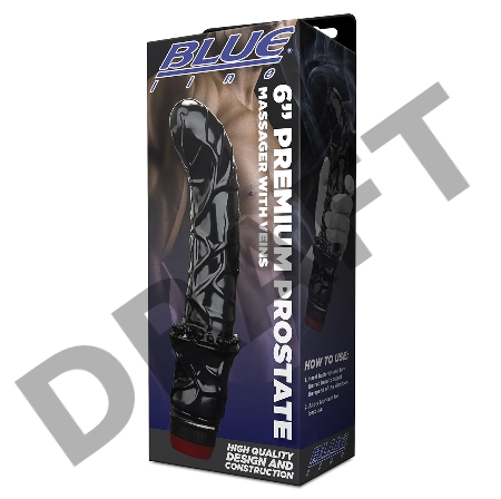 Черный вибромассажер простаты 6 Premium Prostate Massager