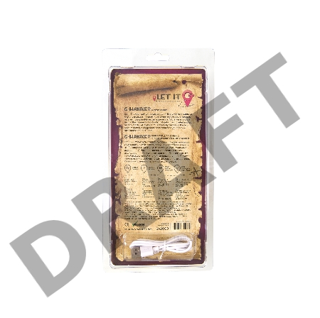 Вибратор для точки G с клиторальной стимуляцией Let it G, G-Hawker, силикон, розовый, 19,5 см