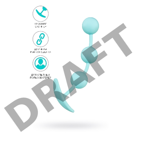 Анальная втулка ToDo by Toyfa Triplex, силикон, мятная, 15 см, Ø 2,5 см