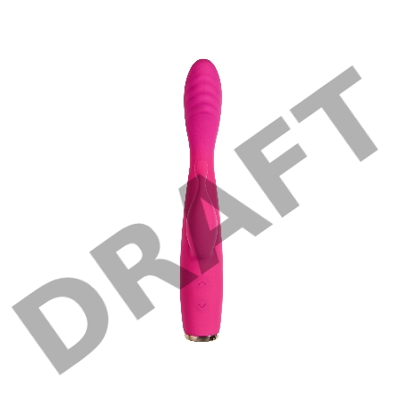 Вибратор для точки G с клиторальной стимуляцией Let it G, G-Hawker, силикон, розовый, 19,5 см