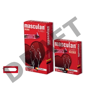 Новый арт 10609858 Презервативы Masculan Classic 1, 3 шт.  Нежные (Senitive Plus)