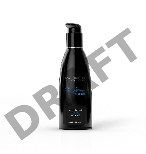Охлаждающий лубрикант на водной основе Wicked AQUA CHILL - 60 мл.