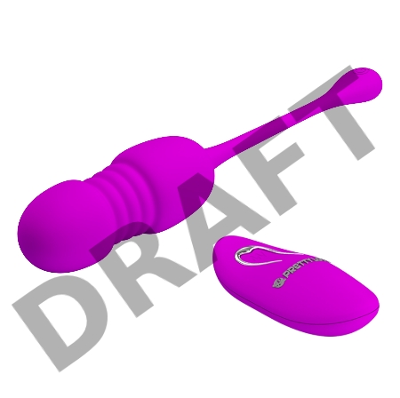 Виброяйцо с поступательными движениями и пультом ДУ Callieri