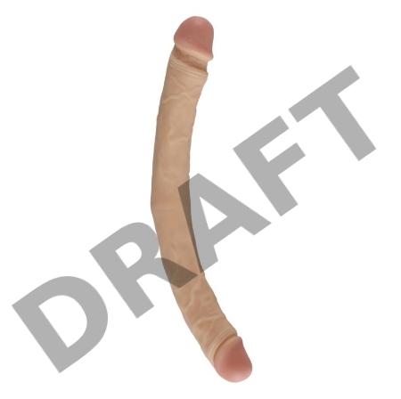 Двусторонний фаллоимитатор REAL