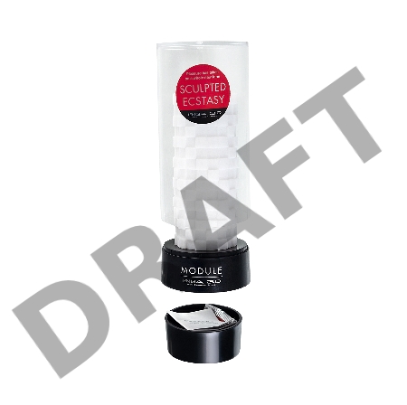 Нереалистичный мастурбатор TENGA 3D  Module, TPE, белый, 11,6 см