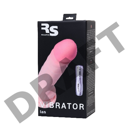 Реалистичный вибратор TOYFA RealStick Elite Vibro, TPR, телесный, 7 режимов вибрации, 20 см