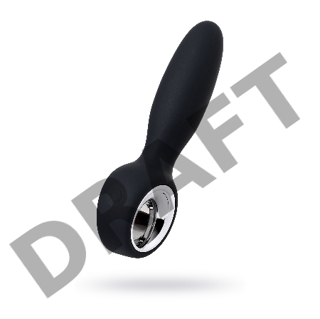 Анальный стимулятор POPO Pleasure by TOYFA Sagitta, силикон, черный, 9 см