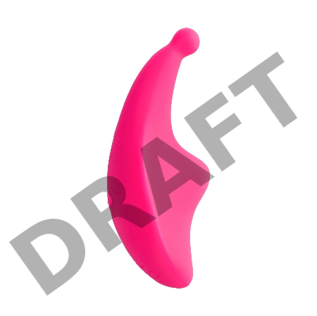 Клиторальный вибратор в трусики JOS Pansy, силикон, розовый, 8 см