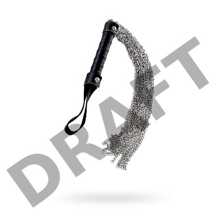 Флоггер TOYFA Theatre из цепочек, серебряный