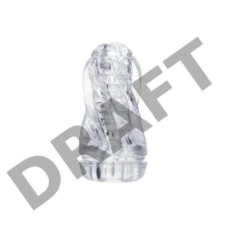 Мастурбатор A-Toys Jelf, ABS пластик, прозрачный, 18,5 см