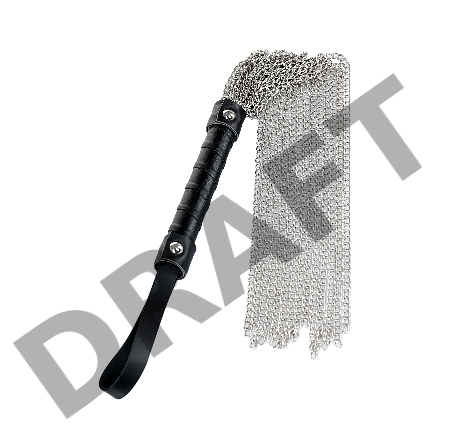 Флоггер TOYFA Theatre из цепочек, серебряный