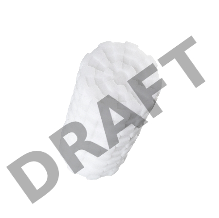 Нереалистичный мастурбатор TENGA 3D  Module, TPE, белый, 11,6 см