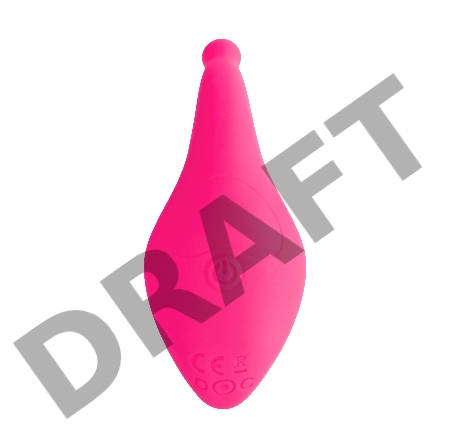 Клиторальный вибратор в трусики JOS Pansy, силикон, розовый, 8 см