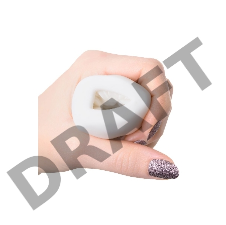 Мастурбатор нереалистичный MensMax Pucchi Cacao, TPE, белый, 6,5 см