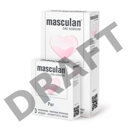 Презервативы masculan  Pur № 10 утонченные, 18,5 см, 5.3 см, 10 шт.