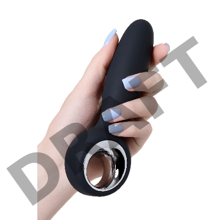 Анальный стимулятор POPO Pleasure by TOYFA Sagitta, силикон, черный, 9 см