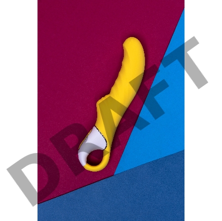 Нереалистичный вибратор Satisfyer Vibes Yummy Sunshine, силикон, желтый, 22,5 см.