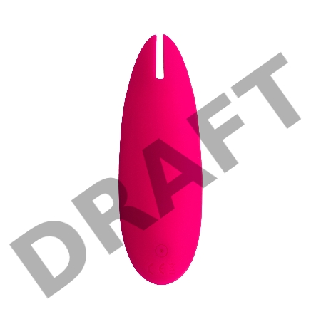 Вибромассажер JOS Twiggy, силикон, розовый, 12 см