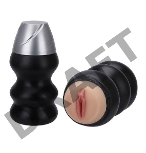 Мастурбатор-вагина в пластиковой колбе HUMBLE PLEASURE