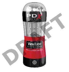PDX Elite ViewTube See-Thru Stroker Мастурбатор прозрачный