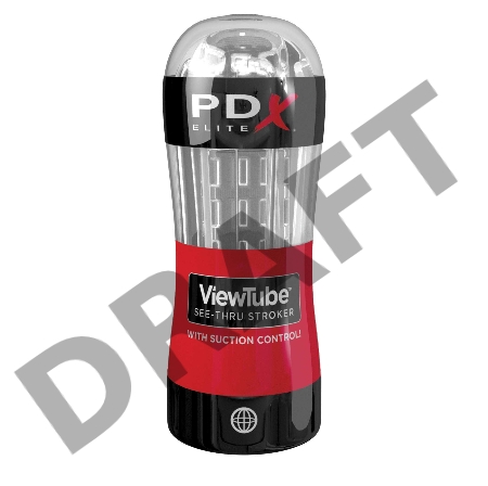 PDX Elite ViewTube See-Thru Stroker Мастурбатор прозрачный