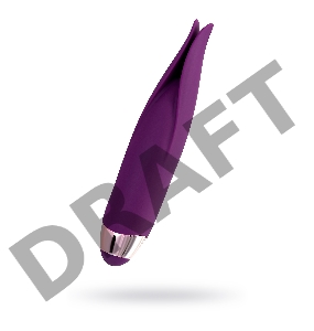 Вибростимулятор L'EROINA by TOYFA Flo, силикон, фиолетовый, 18,5 см