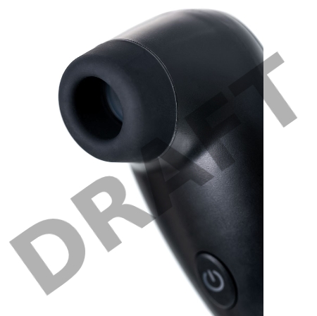 Вакуумный cтимулятор клитора PPP CHUPA-CHUPA ZENGI ROTOR, ABS-пластик, черный, 9 см