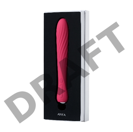 Вибратор Svakom Anya, cиликон, красный, 19,5 см