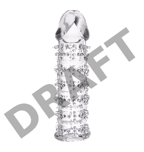 Насадка TOYFA, TPE, прозрачный, 12,5 см