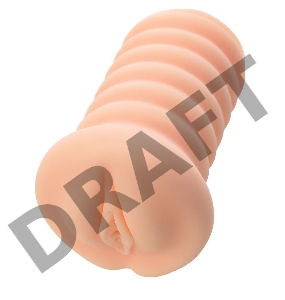 Мастурбатор реалистичный с вибрацией KOKOS Three Sisters Lady, TPR, бежевый, 18 см