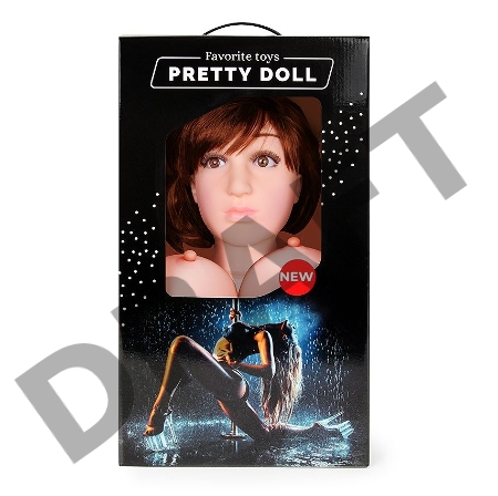 Надувная секс-кукла с вибрацией Ангелина