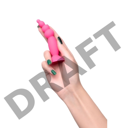 Анальная втулка A-Toys by TOYFA Hild, силикон, розовый, 11 см