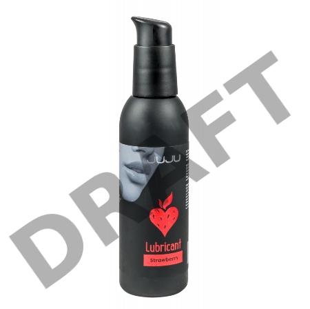 Съедобный лубрикант JUJU с ароматом клубники - 150 мл.